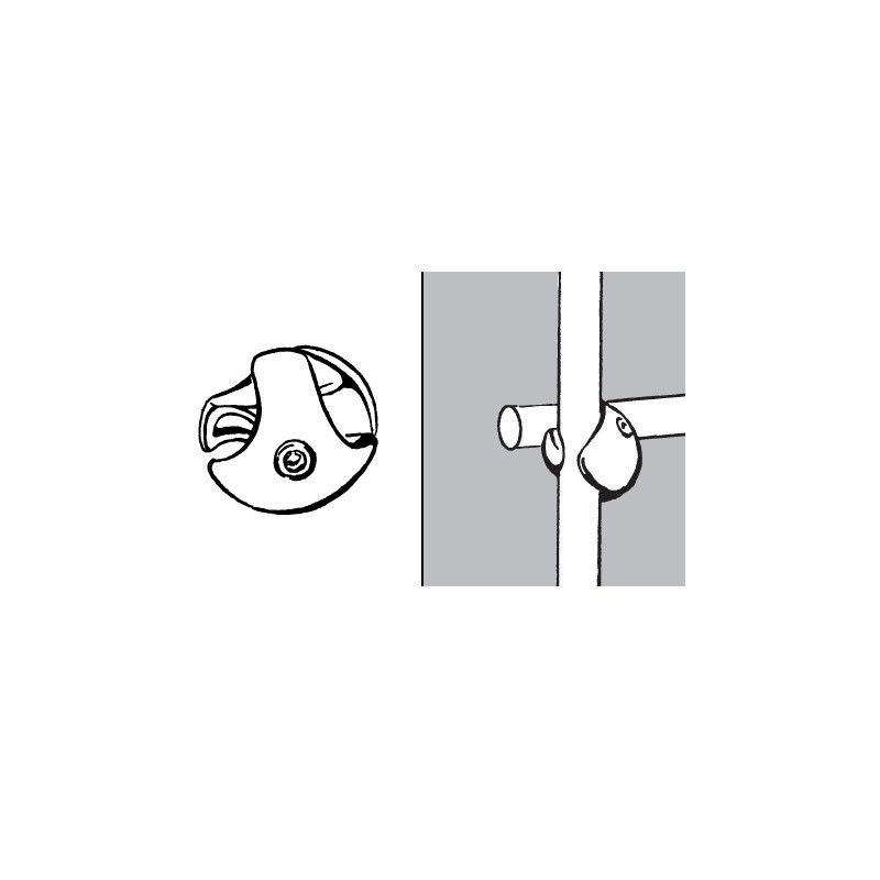 Rohr- und Kugelsystem " Kleiderbügel FI25 " Shop-Zubehör