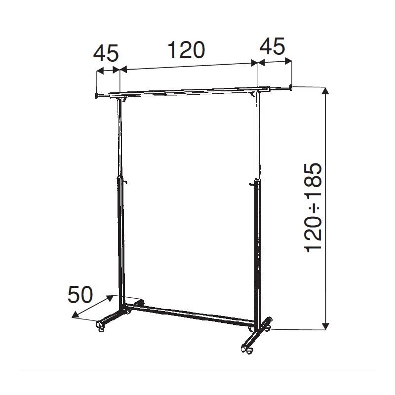 Kleiderständer " TRANSPORTERS Ständer " Ladeneinrichtung