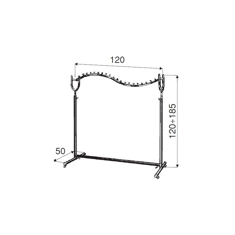 Garderobenständer " Gondelträger " Ladeneinrichtungen