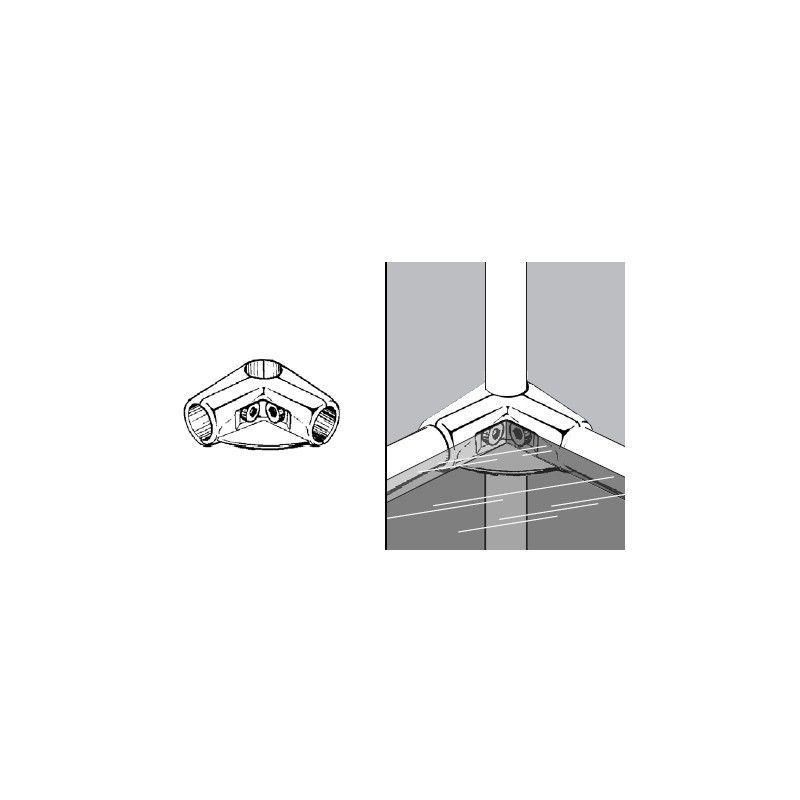 Rohr- und Kugelsystem " Kupplungsrohre FI25 " Shop-Zubehör