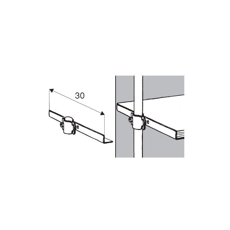 Rohr- und Kugelsystem " Halterungsstangen FI25 " Shop-Zubehör