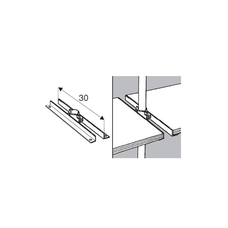 Rohr- und Kugelsystem " Halterungsstangen FI25 " Shop-Zubehör
