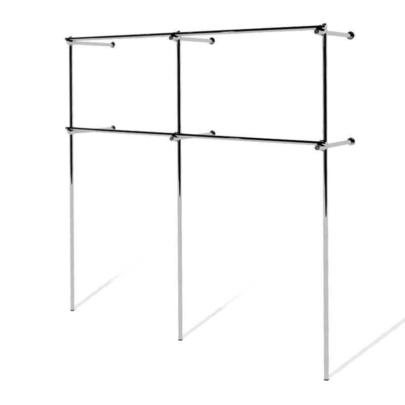 Ladenregale, Kleiderständer, Kleiderständer, Ladeneinrichtungen.