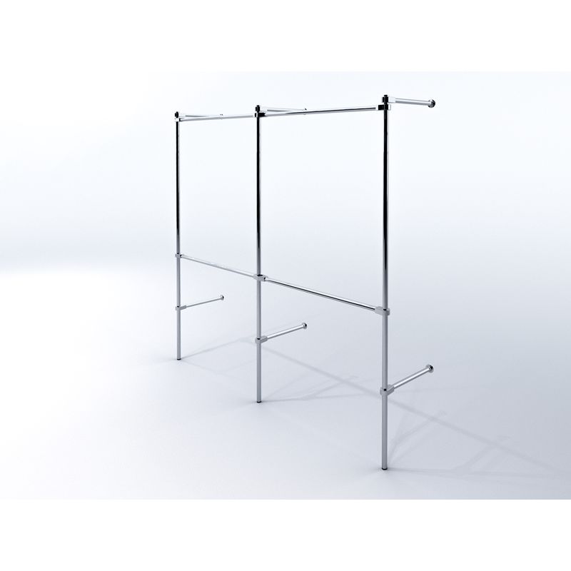 Ladenregale, Kleiderständer, Kleiderständer, Ladeneinrichtungen.