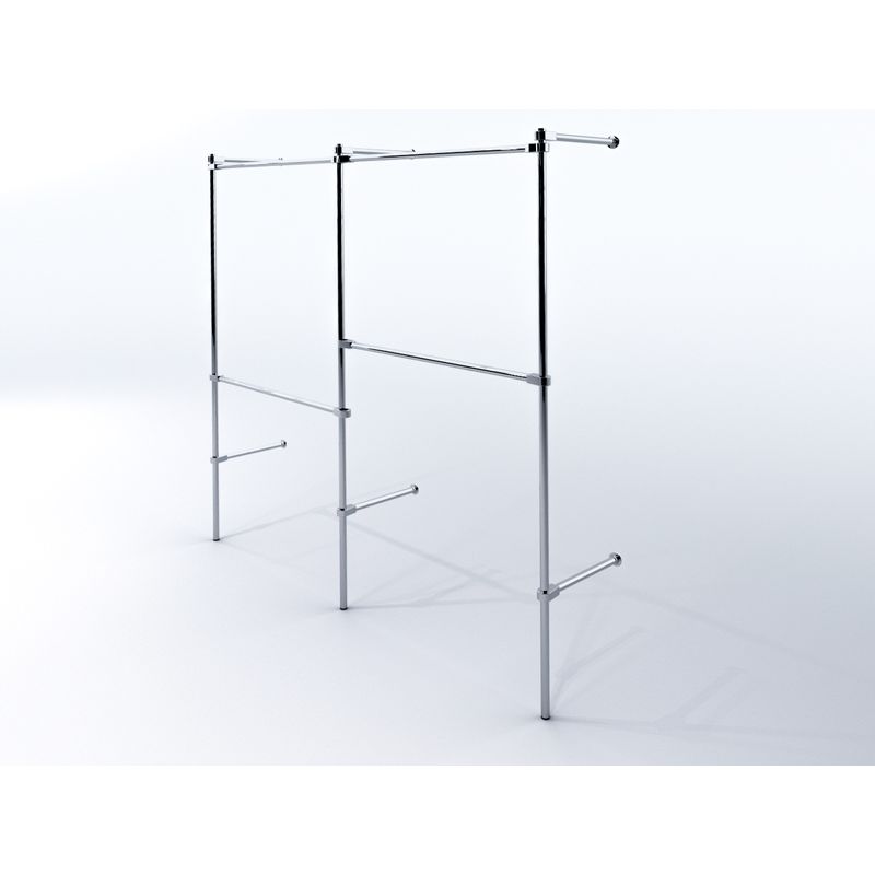 Ladenregale, Kleiderständer, Kleiderständer, Ladeneinrichtungen.