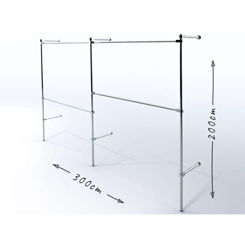 Ladenregale, Kleiderständer, Kleiderständer, Ladeneinrichtungen.