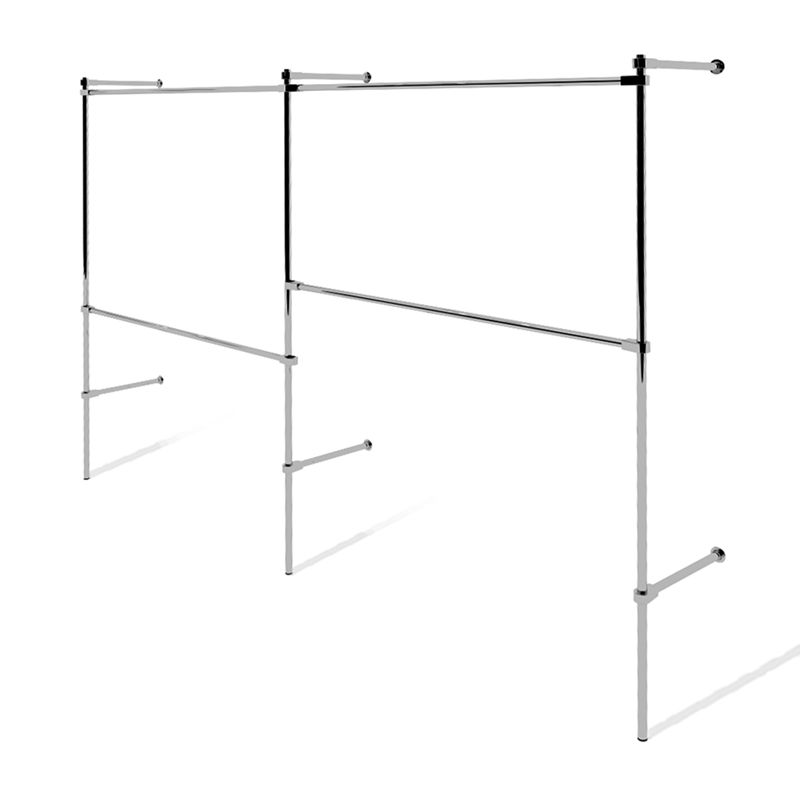 Ladenregale, Kleiderständer, Kleiderständer, Ladeneinrichtungen.