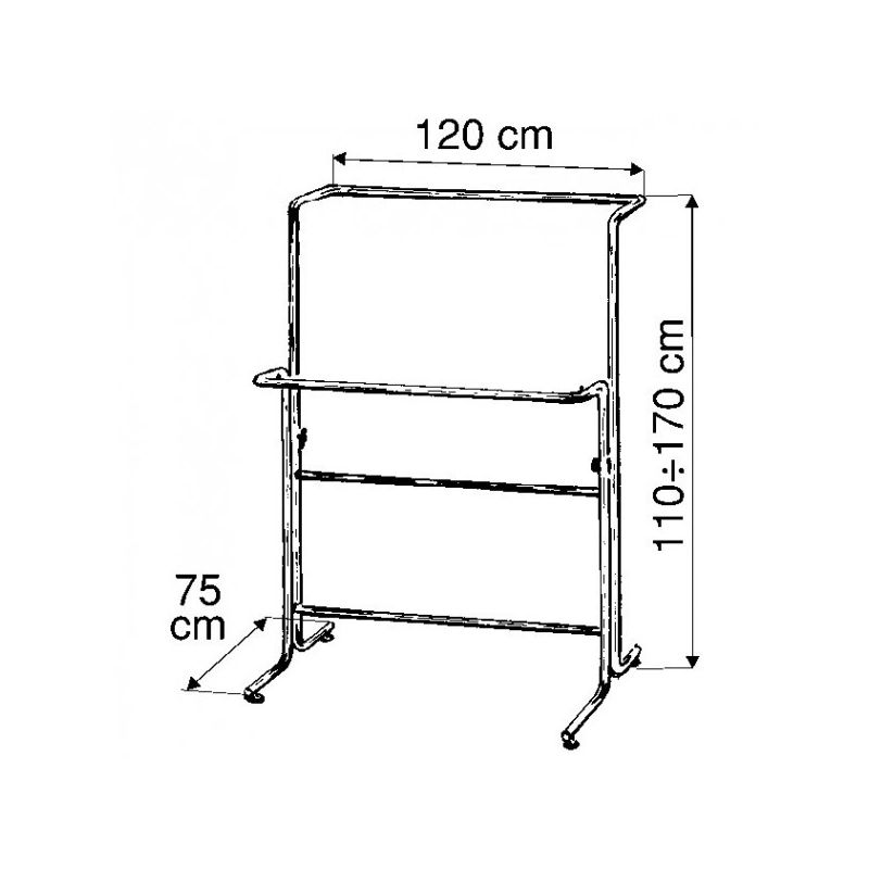 Garderobenständer " Gondelträger " Ladeneinrichtungen
