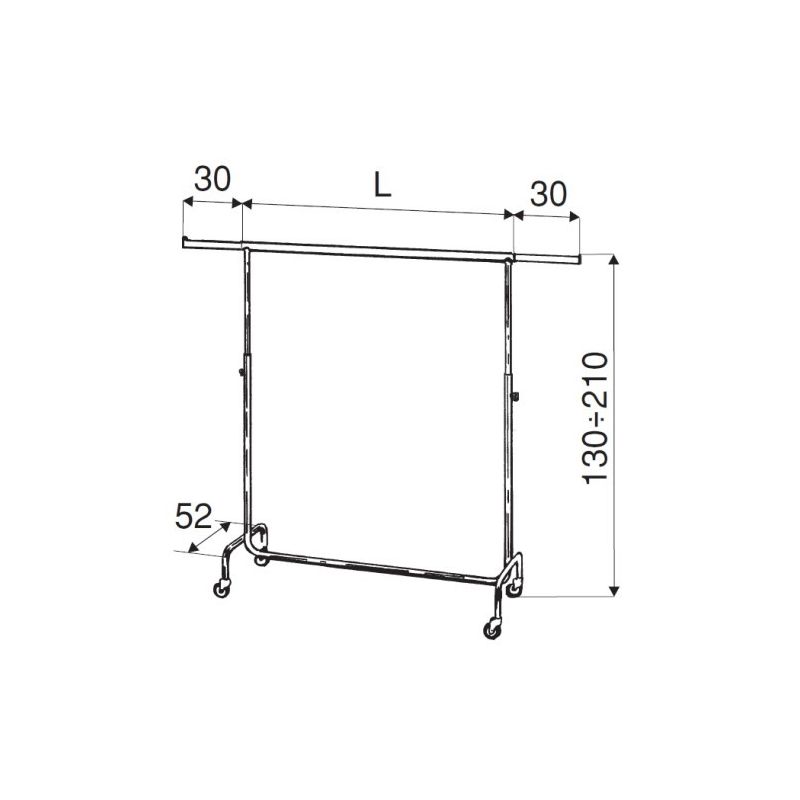 Kleiderständer " TRANSPORTERS Ständer " Ladeneinrichtung