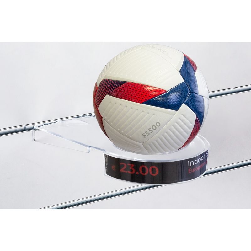 Lamellenwandaufhänger für Bälle, Acryl klar