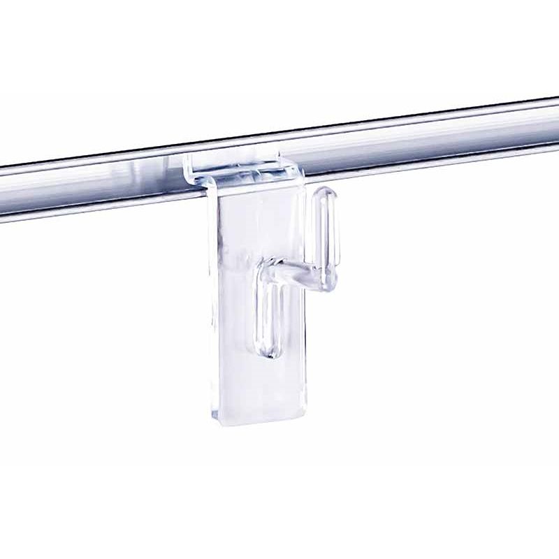 Shop-Paneele SPACEWALL -Klarsichthaken- Shop-Beschläge