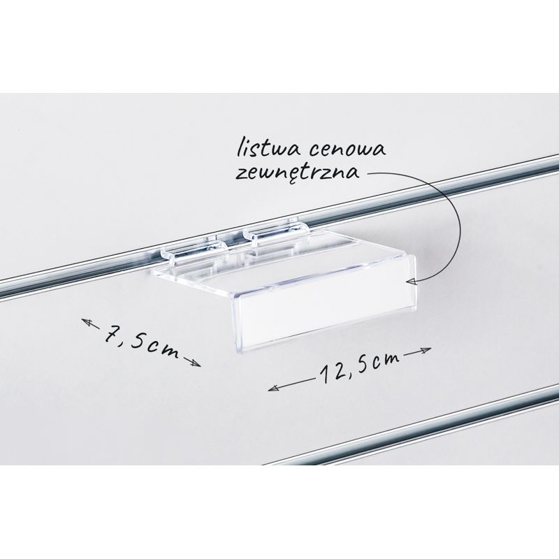 Ladenpaneele SPACEWALL -Regale mit Preisschildern- Ladeneinrichtung