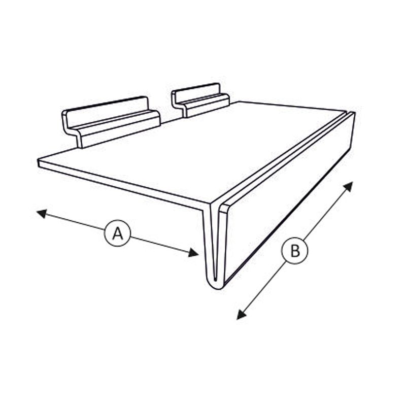 Ladenpaneele SPACEWALL -Regale mit Preisschildern- Ladeneinrichtung