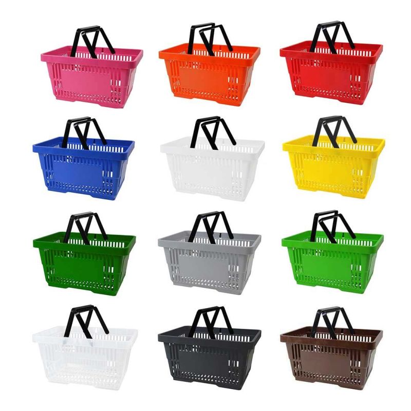 Körbe " Körbe in Weiß " Ladeneinrichtung