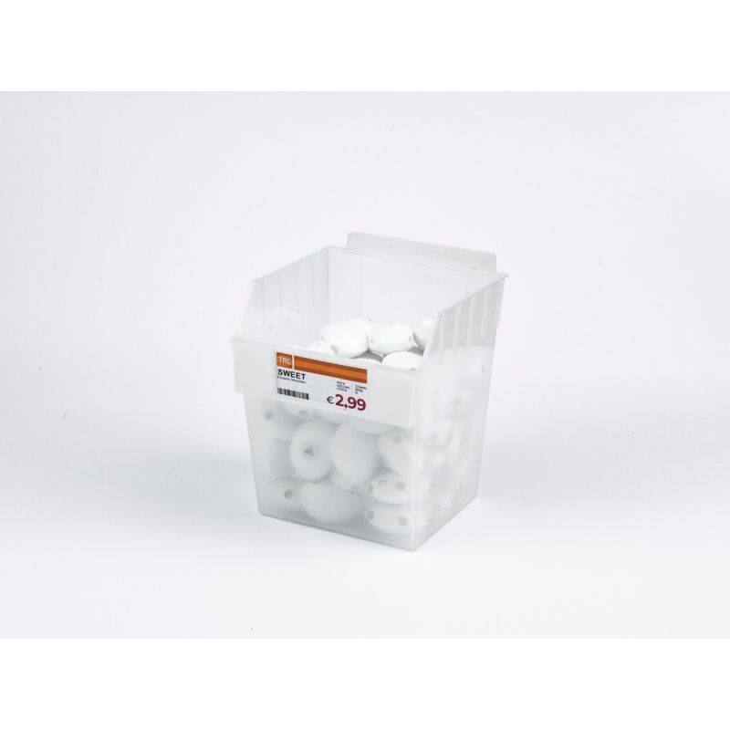 Spacewall-Ladenwände - Körbe und Behälter - Ladenbau