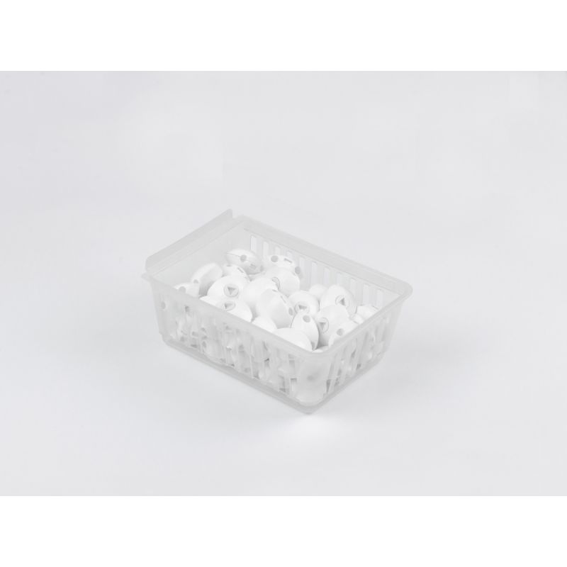 Spacewall-Ladenwände - Körbe und Behälter - Ladenbau