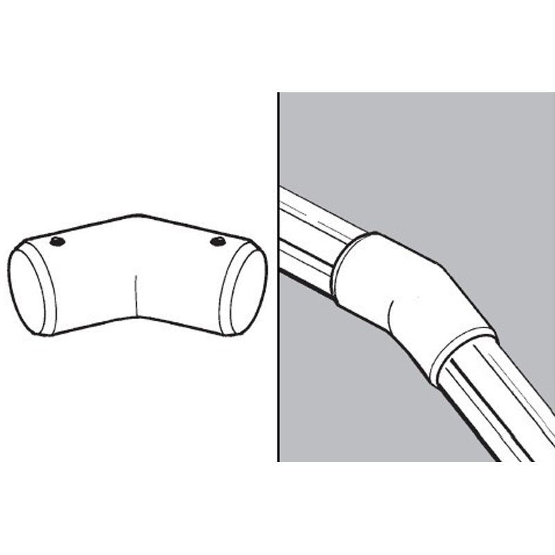 Rohr- und Kugelsystem " Eckstangen FI32 " Shop-Zubehör
