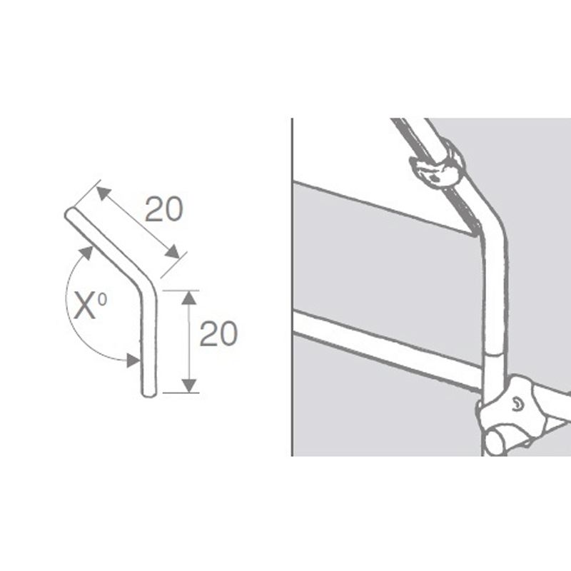 Rohr- und Kugelsystem " Pleuelstange fi16 " Shop-Zubehör