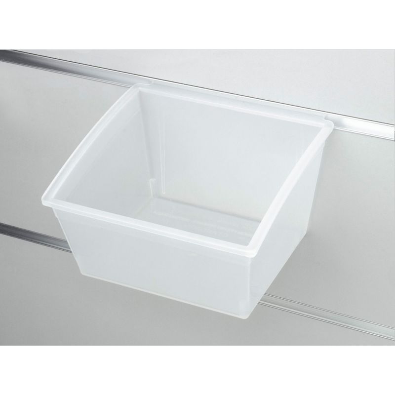 Spacewall-Ladenwände - Körbe und Behälter - Ladenbau