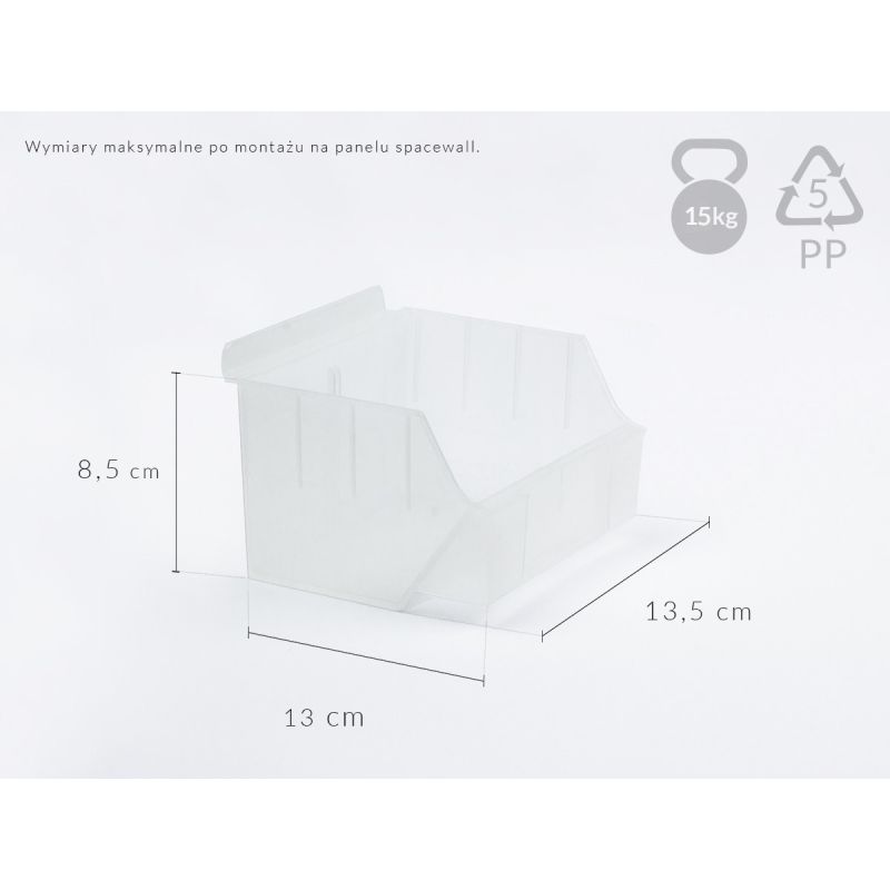 Spacewall-Ladenwände - Körbe und Behälter - Ladenbau