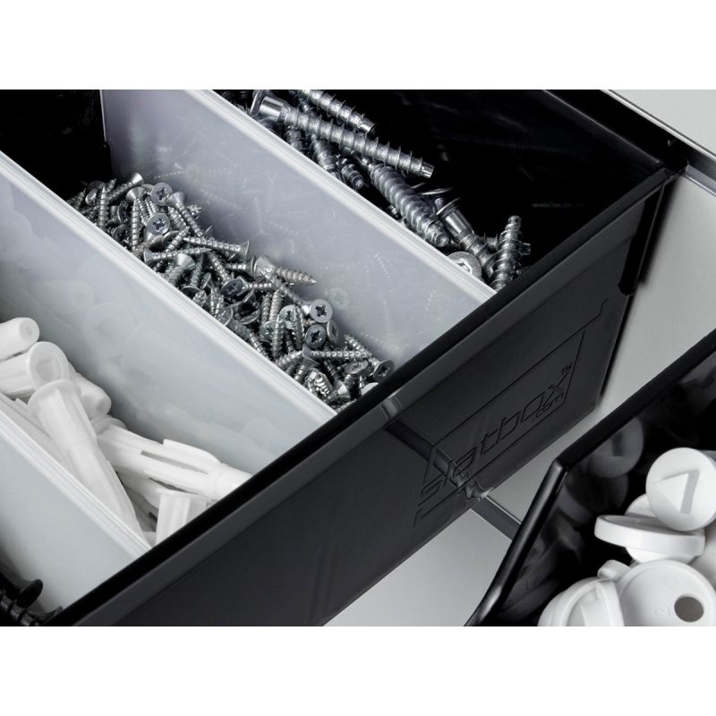 Spacewall-Ladenwände - Körbe und Behälter - Ladenbau