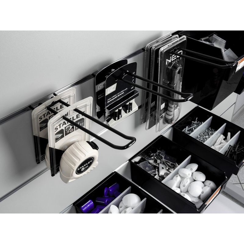 Spacewall-Ladenwände - Körbe und Behälter - Ladenbau