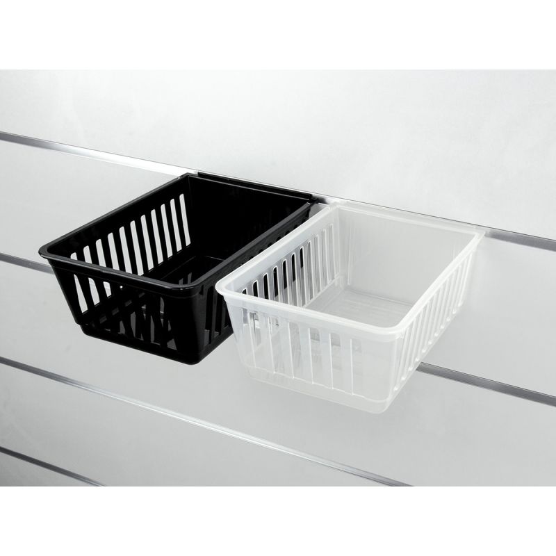 Spacewall-Ladenwände - Körbe und Behälter - Ladenbau