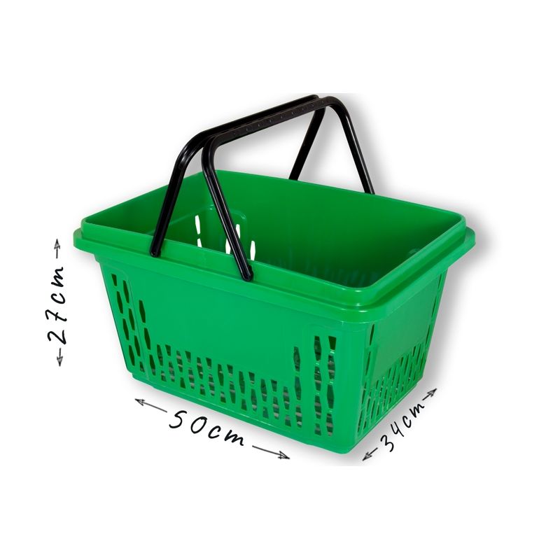 Körbe " Körbe in grün " Ladeneinrichtung