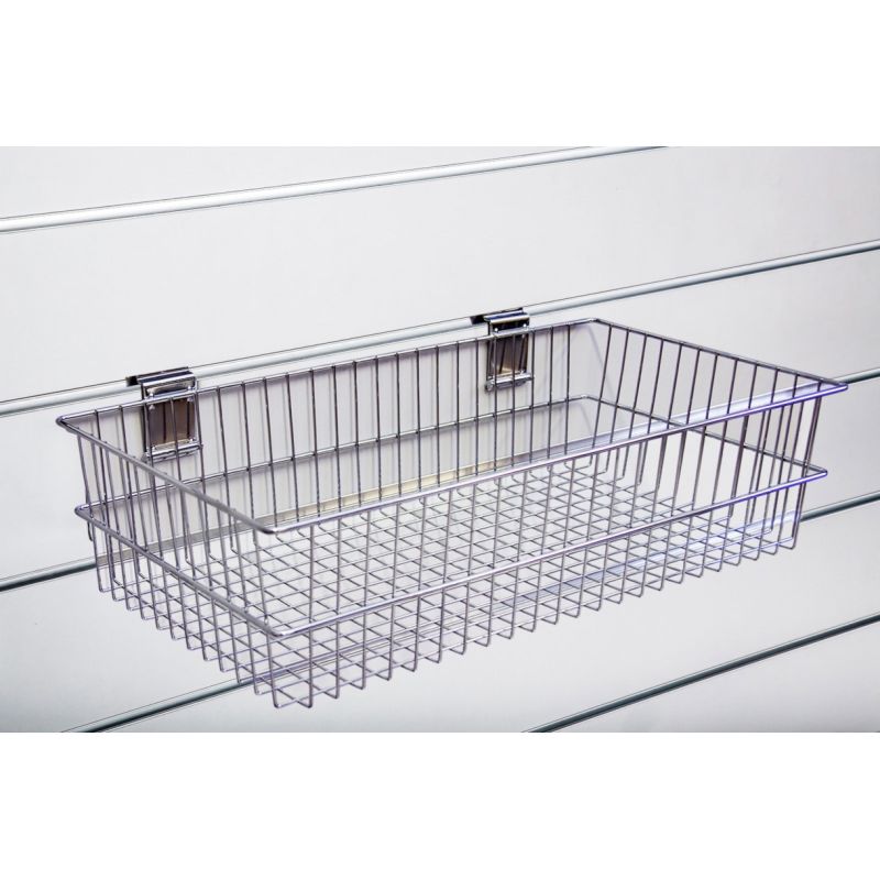 Spacewall-Ladenwände - Körbe und Behälter - Ladenbau