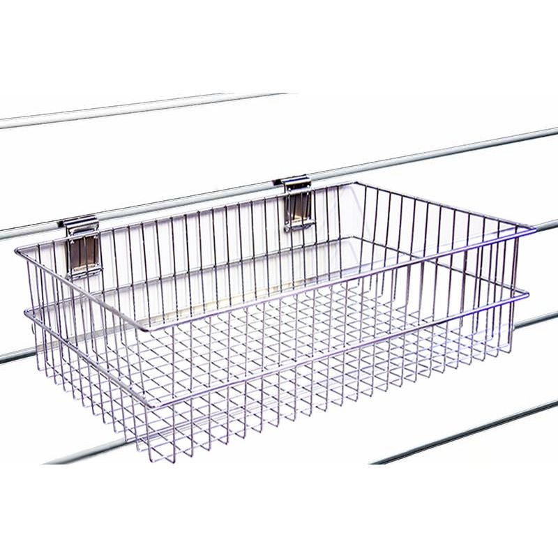 Spacewall-Ladenwände - Körbe und Behälter - Ladenbau