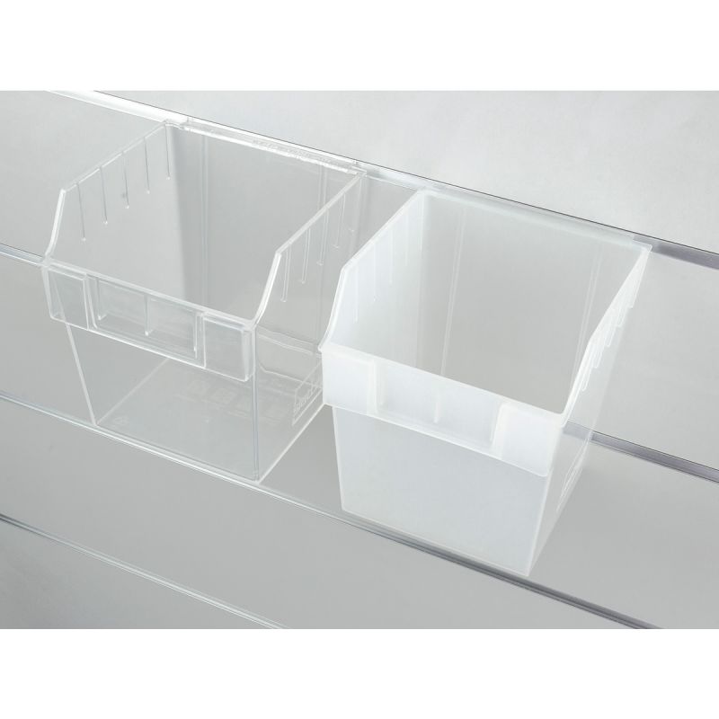 Spacewall-Ladenwände - Körbe und Behälter - Ladenbau