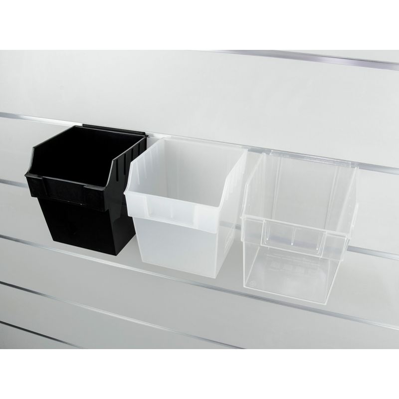 Spacewall-Ladenwände - Körbe und Behälter - Ladenbau