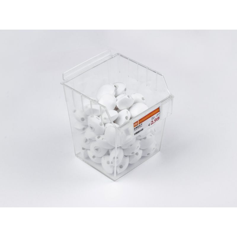 Spacewall-Ladenwände - Körbe und Behälter - Ladenbau