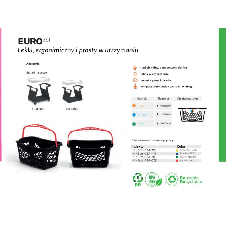 Einkaufskörbe 26l - Ladeneinrichtung Bialystok