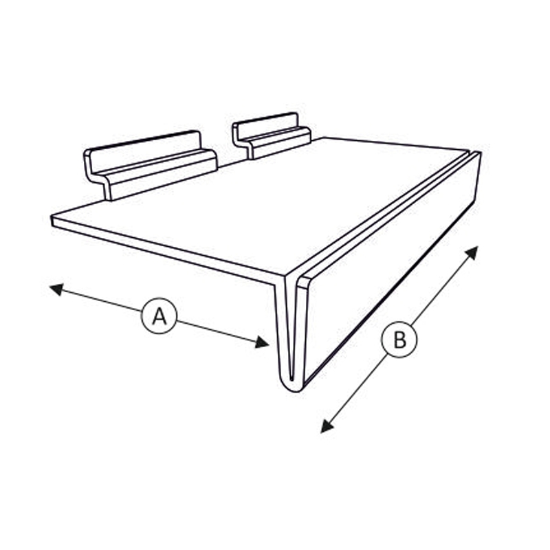 Ladentafeln SPACEWALL -Regale mit Preisschildern- Ladeneinrichtung
