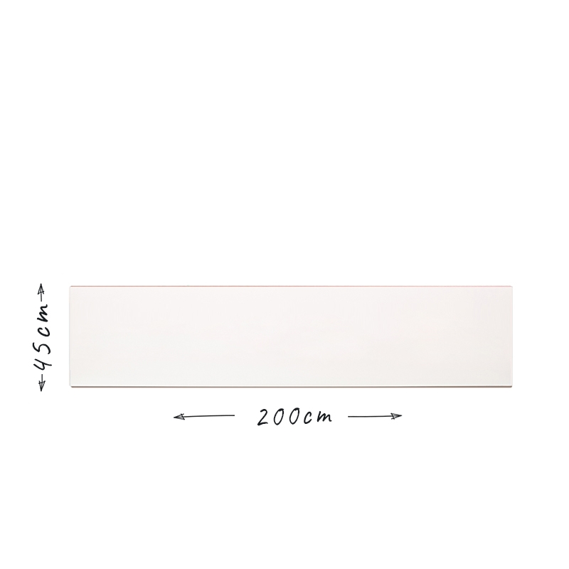 Slatwall Shopwall-Sockel creme, Weiß