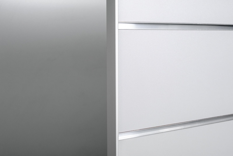 Aluminium "C" Kantenprofil Spacewall-System