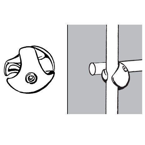 Rohr- und Kugelsystem " Kleiderbügel FI25 " Shop-Zubehör