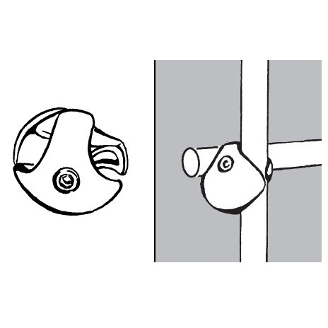 Rohr- und Kugelsystem " Kleiderbügel FI25 " Shop-Zubehör