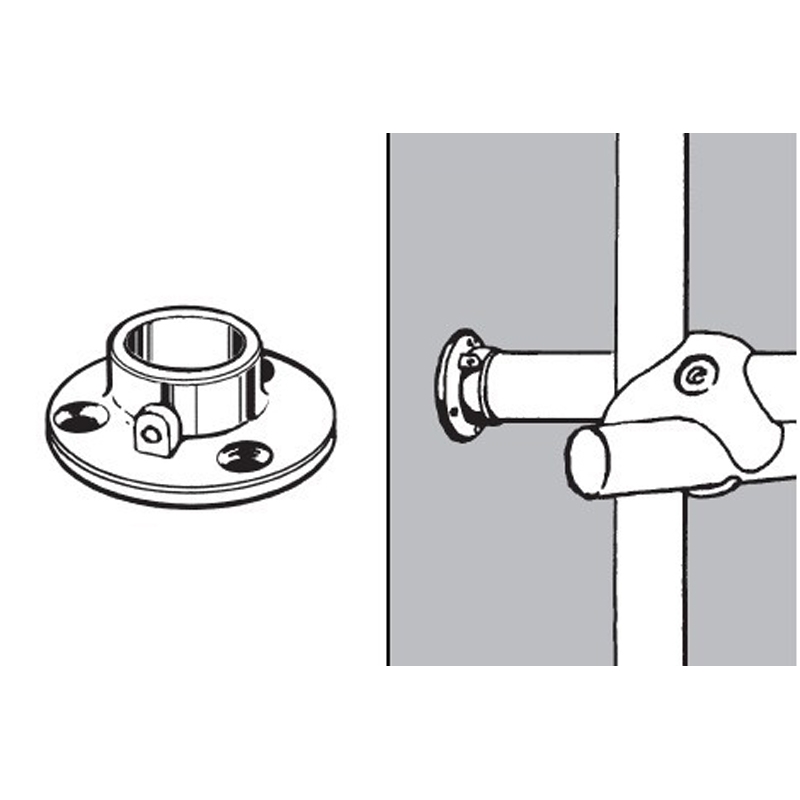 Rohr- und Kugelsystem " Ladenstangen fi16 " Ladenzubehör