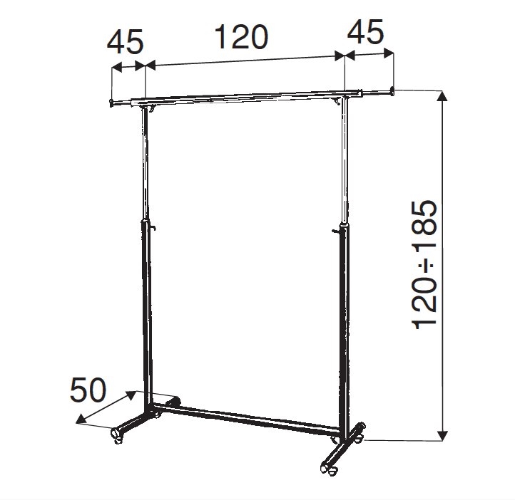 Kleiderständer " TRANSPORTERS Ständer " Ladeneinrichtung