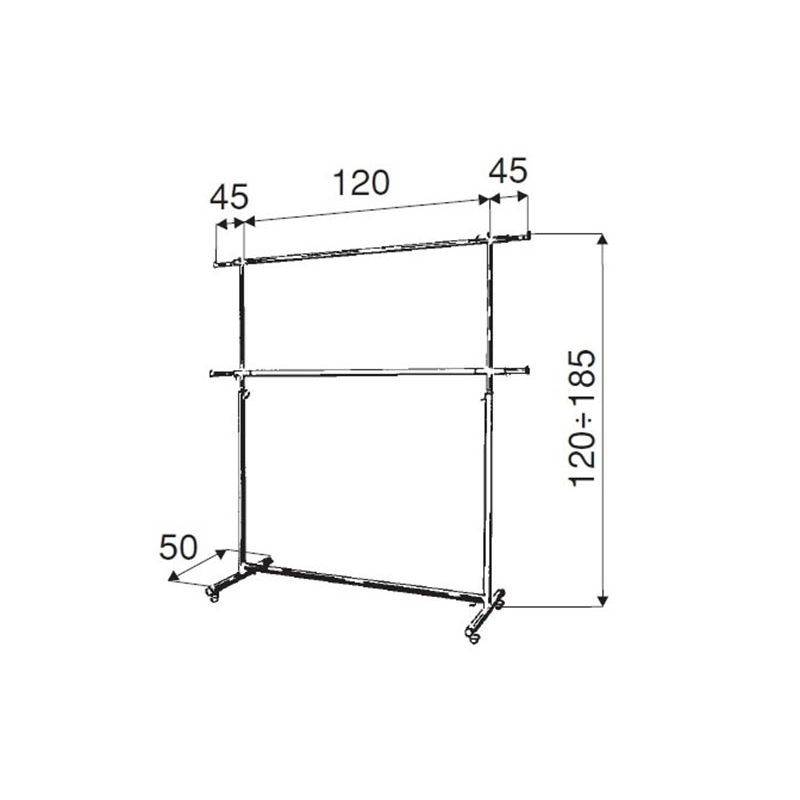 Kleiderständer " DOUBLE TRANSPORTERS " Ladeneinrichtungen