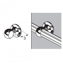 Rohr-Kugel-System " Distanzhalterungen FI25 " Shop-Zubehör