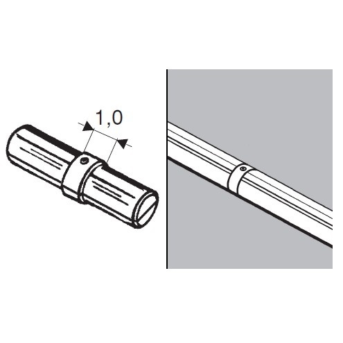 Rohr- und Kugelsystem " Pleuelstange fi25 " Shop-Zubehör