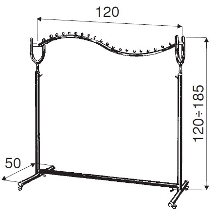 Garderobenständer " Gondelträger " Ladeneinrichtungen