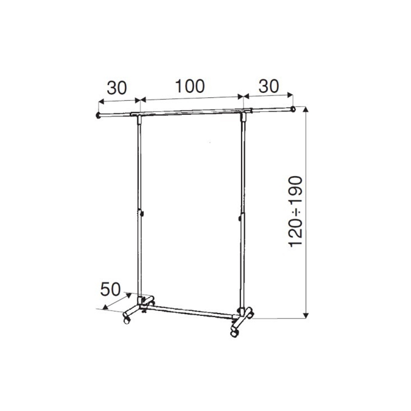 Kleiderständer " TRANSPORTERS Ständer " Ladeneinrichtung