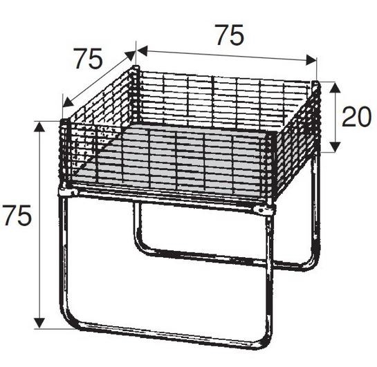 Ladenregale " Werbekörbe " Ladeneinrichtungen