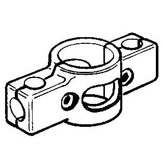 SHOP FITTINGS " Klemmverbinder " Ladenbeschläge