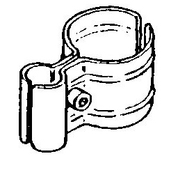 SHOP FITTINGS " Klemmverbinder " Ladenbeschläge