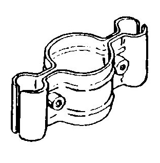 SHOP FITTINGS " Klemmverbinder " Ladenbeschläge